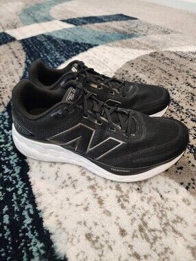 New Balance Fresh Foam 680v8 Black Magnet Size 9 D Sneakers Shoes Comfort